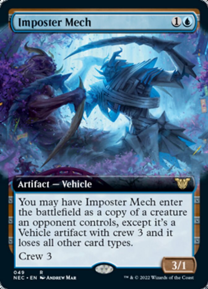 Imposter Mech (Extended Art) [Kamigawa: Neon Dynasty Commander] | The Clever Kobold