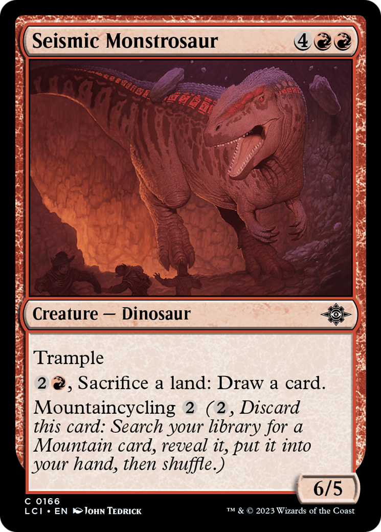 Seismic Monstrosaur [The Lost Caverns of Ixalan] | The Clever Kobold