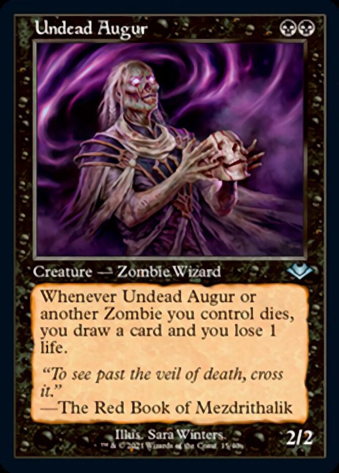 Undead Augur (Retro Foil Etched) [Modern Horizons] | The Clever Kobold