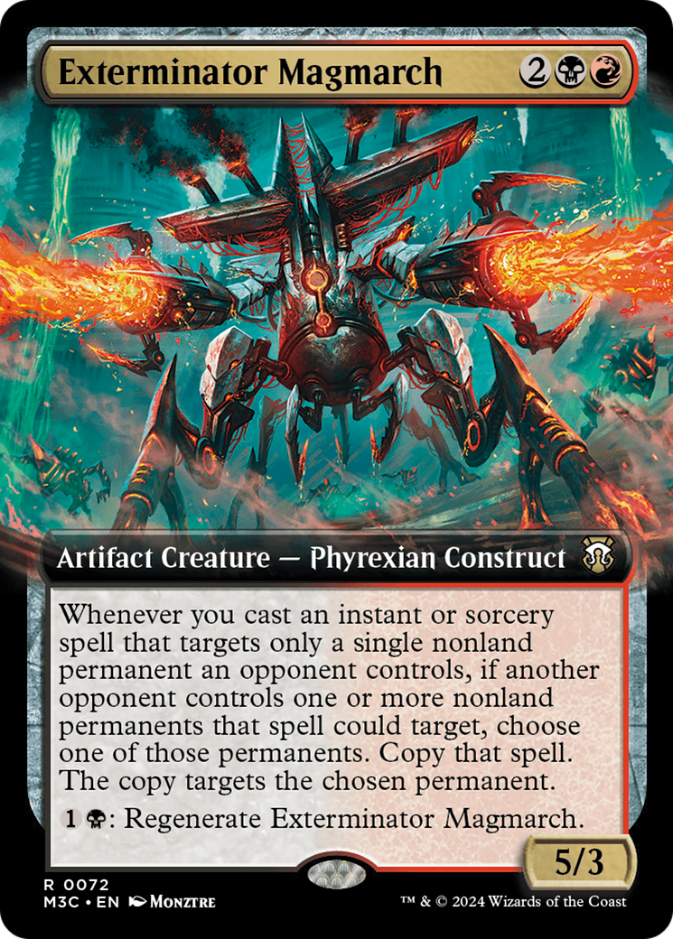 Exterminator Magmarch (Extended Art) [Modern Horizons 3 Commander] | The Clever Kobold