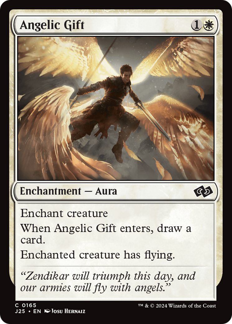 Angelic Gift [Foundations Jumpstart] | The Clever Kobold