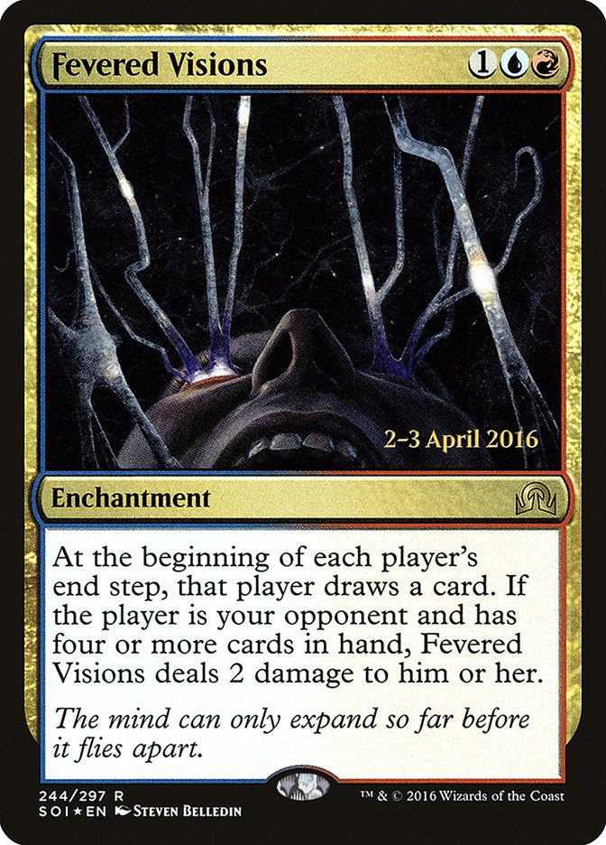 Fevered Visions [Shadows over Innistrad Prerelease Promos] | The Clever Kobold