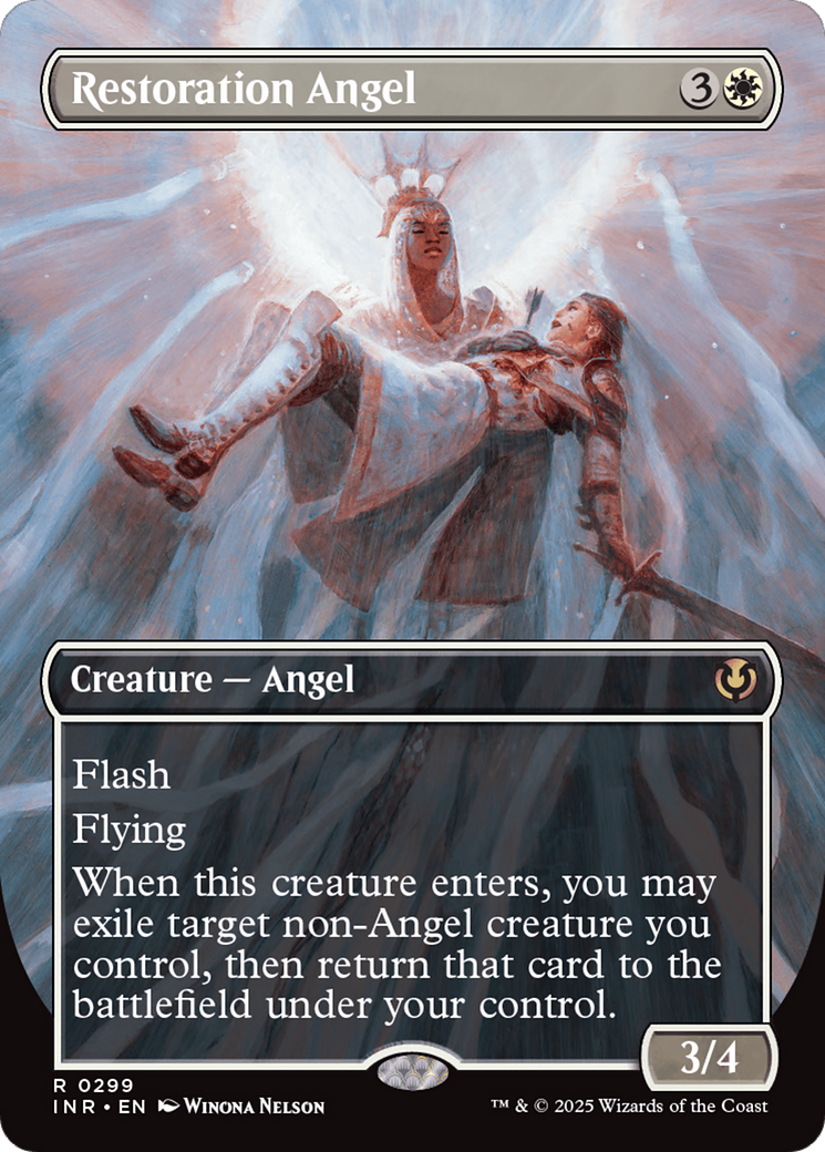 Restoration Angel (Borderless) [Innistrad Remastered] | The Clever Kobold