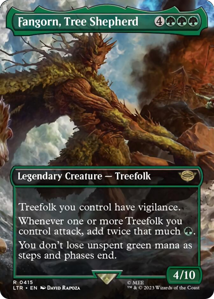 Fangorn, Tree Shepherd (Borderless Alternate Art) [The Lord of the Rings: Tales of Middle-Earth] | The Clever Kobold