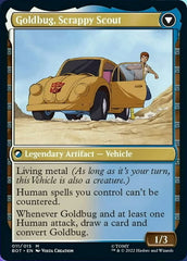 Goldbug, Humanity's Ally // Goldbug, Scrappy Scout [Transformers] | The Clever Kobold