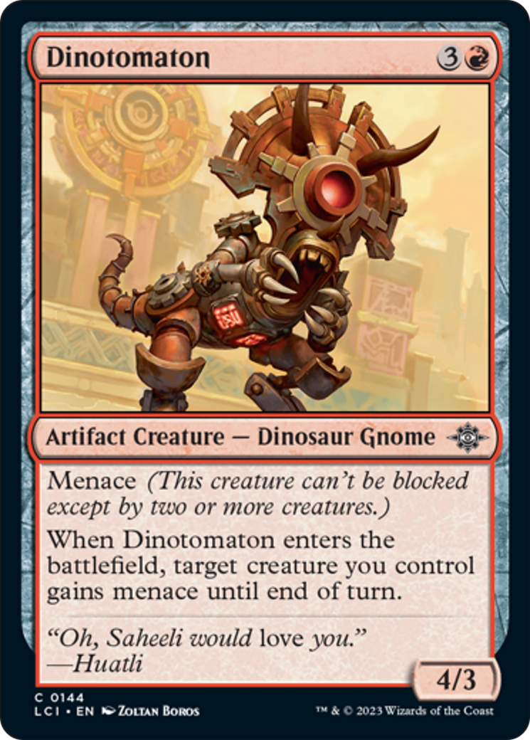 Dinotomaton [The Lost Caverns of Ixalan] | The Clever Kobold