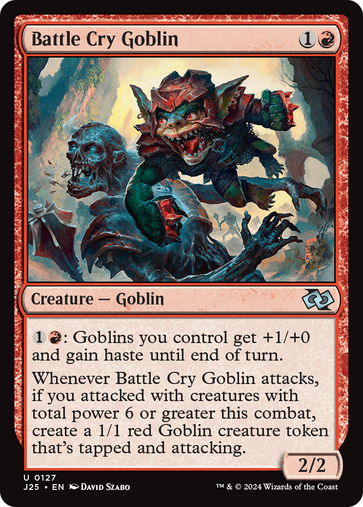 Battle Cry Goblin [Foundations Jumpstart] | The Clever Kobold