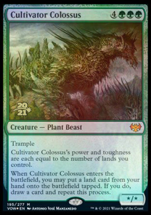 Cultivator Colossus [Innistrad: Crimson Vow Prerelease Promos] | The Clever Kobold