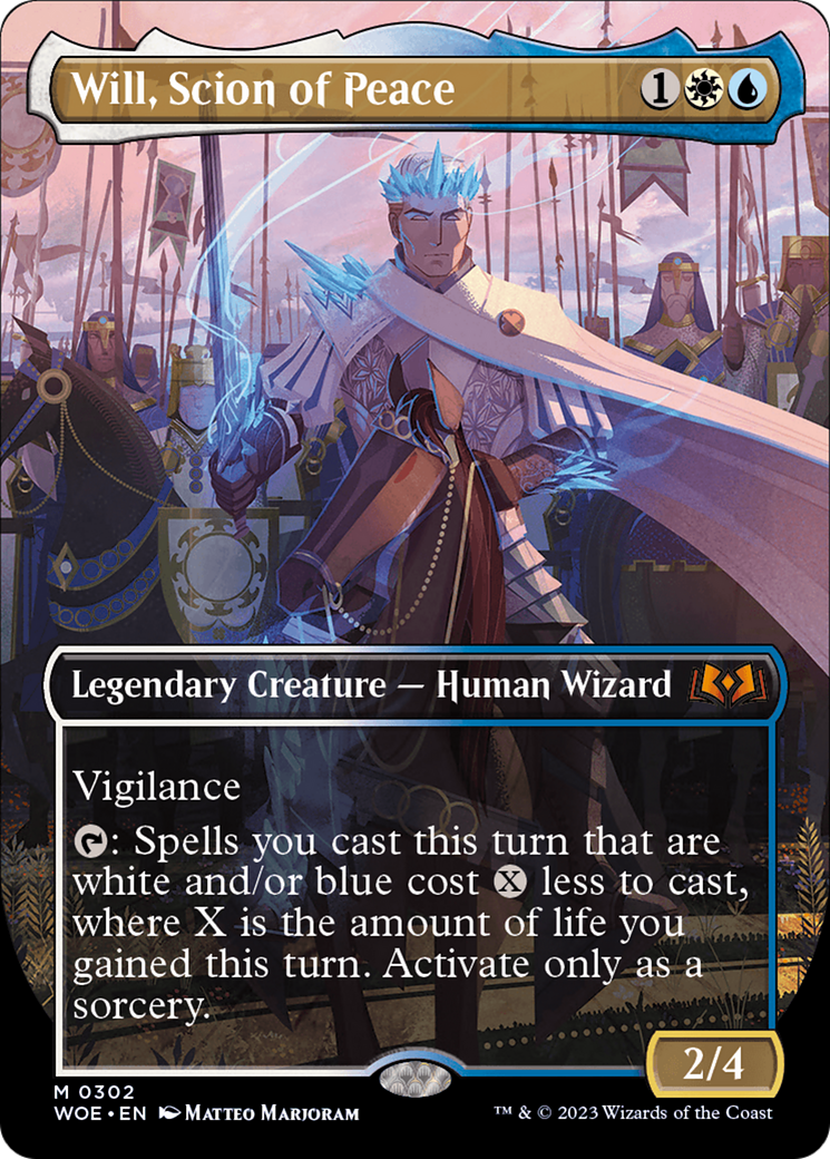 Will, Scion of Peace (Borderless Alternate Art) [Wilds of Eldraine] | The Clever Kobold