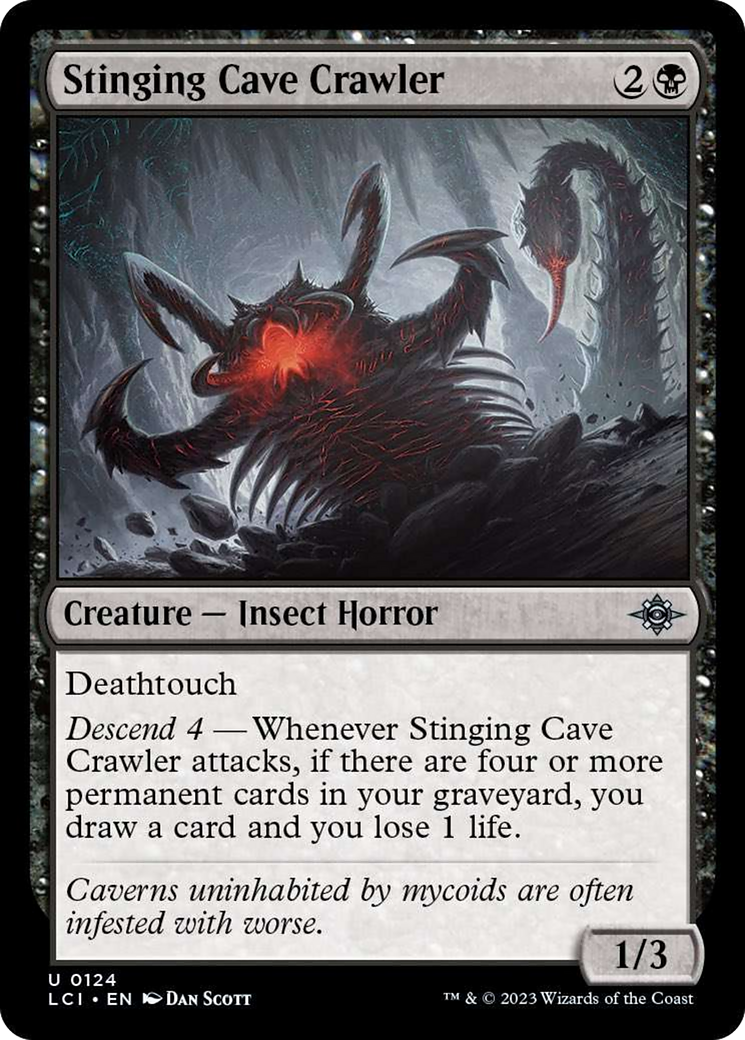 Stinging Cave Crawler [The Lost Caverns of Ixalan] | The Clever Kobold