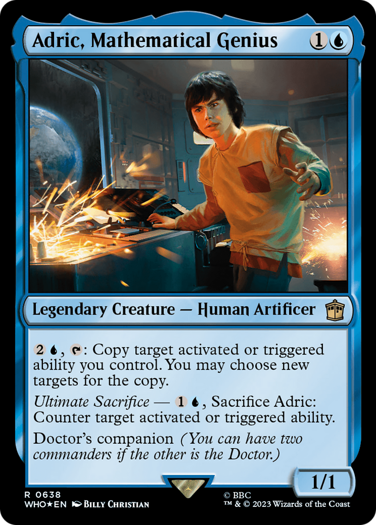 Adric, Mathematical Genius (Surge Foil) [Doctor Who] | The Clever Kobold