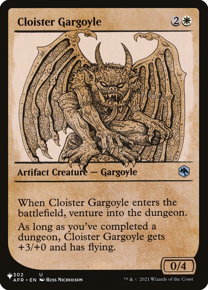 Cloister Gargoyle (Showcase) [The List] | The Clever Kobold