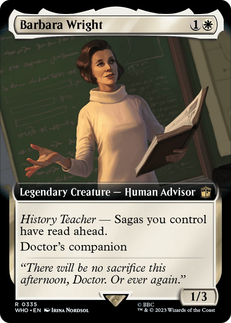 Barbara Wright (Extended Art) [Doctor Who] | The Clever Kobold