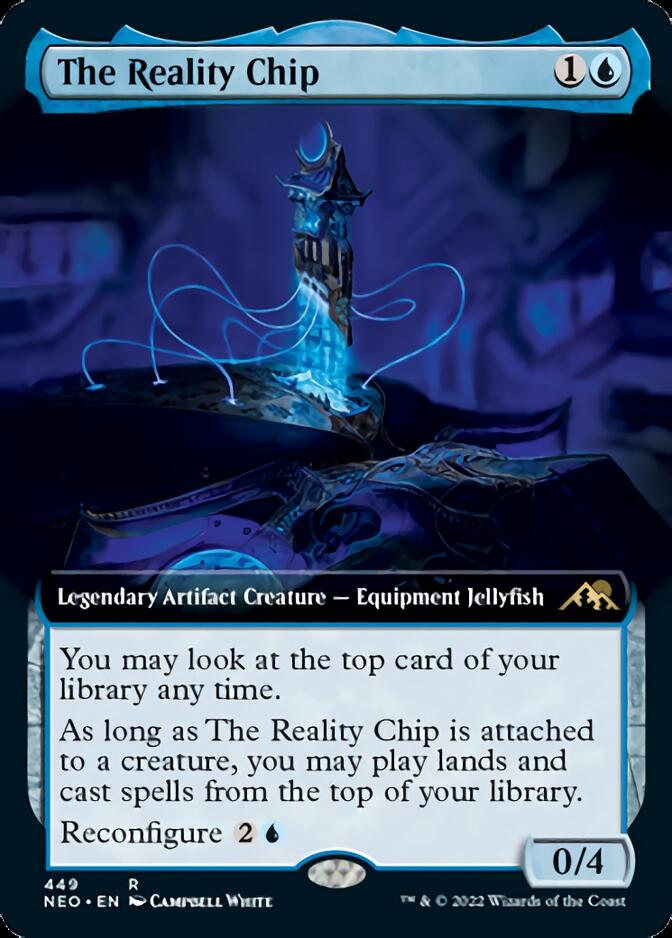 The Reality Chip (Extended Art) [Kamigawa: Neon Dynasty] | The Clever Kobold