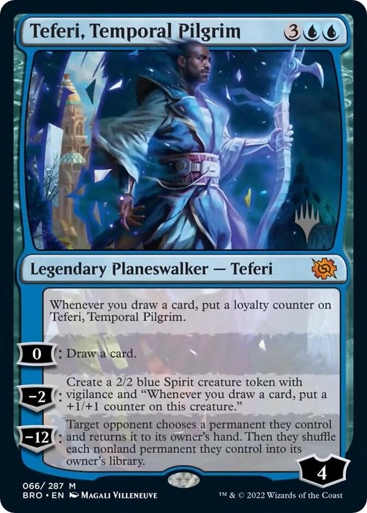 Teferi, Temporal Pilgrim (Promo Pack) [The Brothers' War Promos] | The Clever Kobold