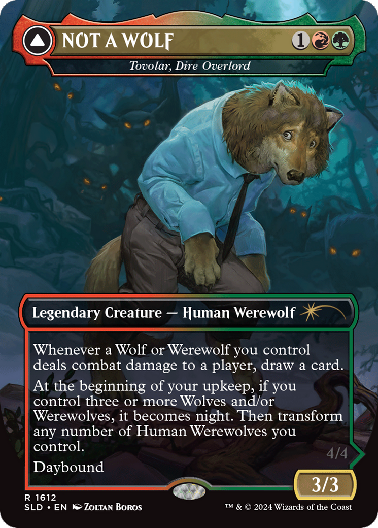 NOT A WOLF - Tovolar, Dire Overlord [Secret Lair Drop Series] | The Clever Kobold