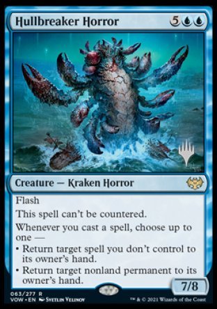 Hullbreaker Horror (Promo Pack) [Innistrad: Crimson Vow Promos] | The Clever Kobold