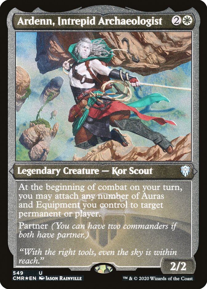 Ardenn, Intrepid Archaeologist (Etched) [Commander Legends] | The Clever Kobold