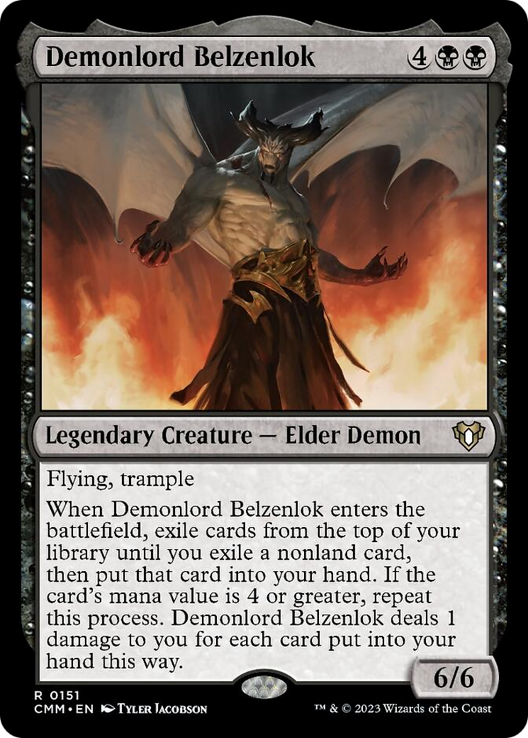 Demonlord Belzenlok [Commander Masters] | The Clever Kobold