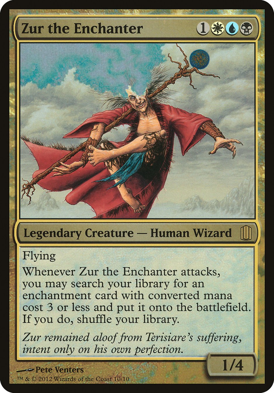 Zur the Enchanter (Oversized) [Commander's Arsenal Oversized] | The Clever Kobold