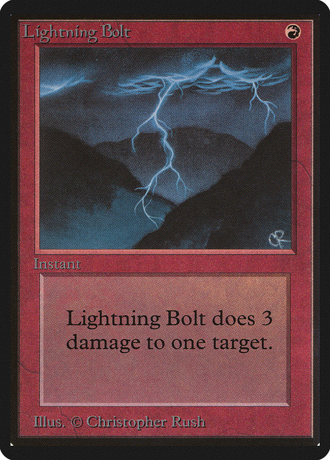 Lightning Bolt [Beta Edition] | The Clever Kobold