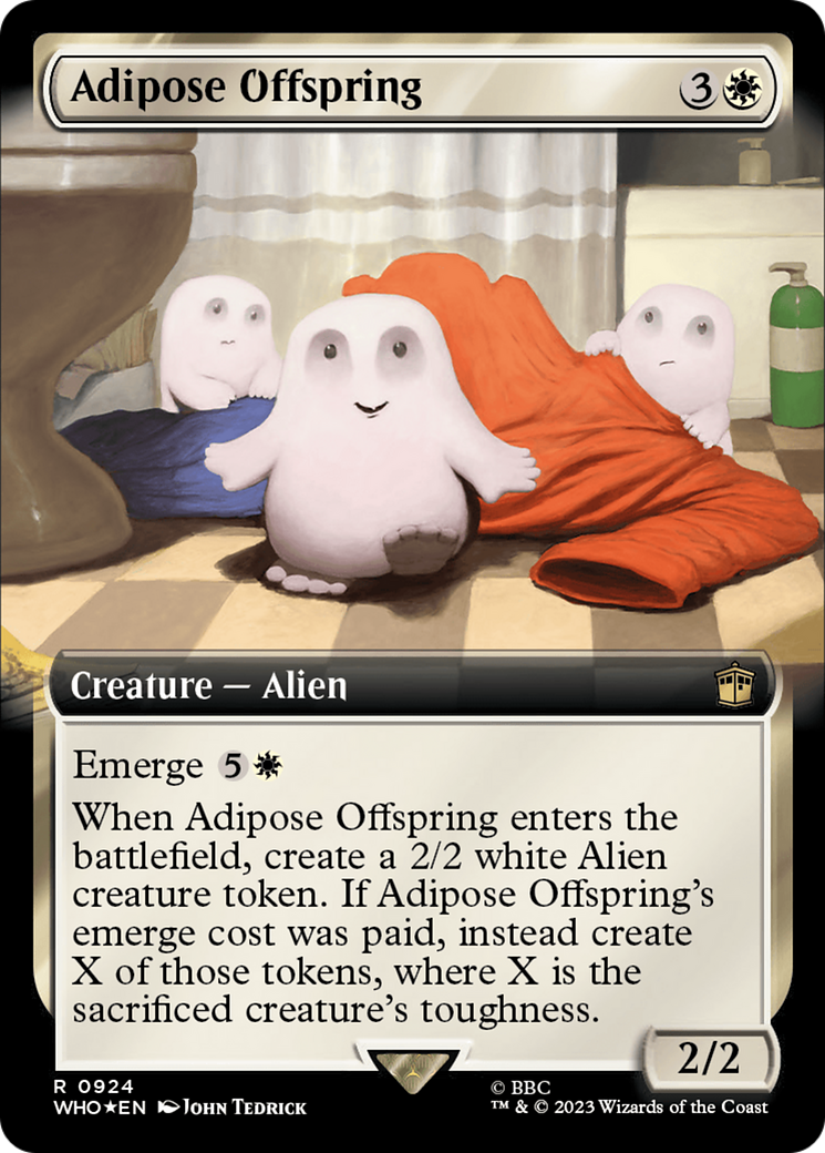 Adipose Offspring (Extended Art) (Surge Foil) [Doctor Who] | The Clever Kobold