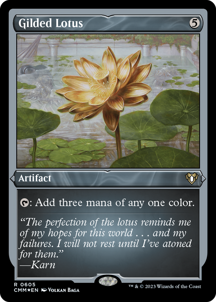 Gilded Lotus (Foil Etched) [Commander Masters] | The Clever Kobold