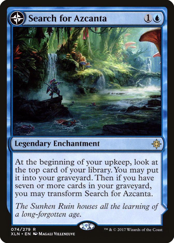 Search for Azcanta // Azcanta, the Sunken Ruin [Ixalan] | The Clever Kobold