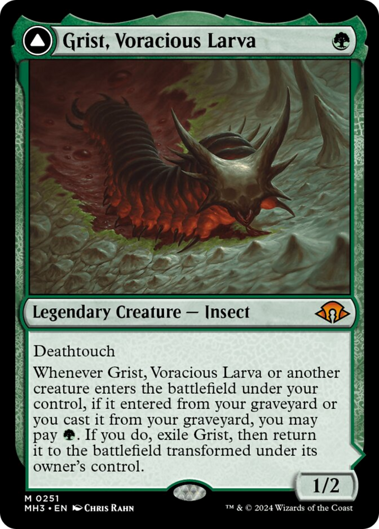 Grist, Voracious Larva // Grist, the Plague Swarm [Modern Horizons 3] | The Clever Kobold