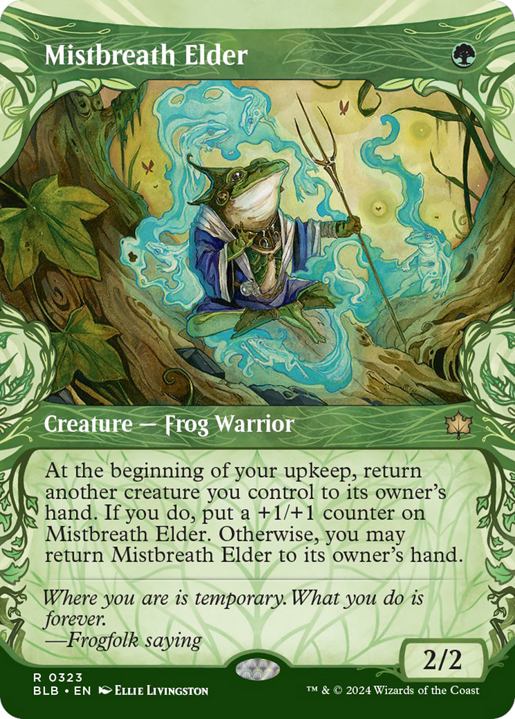 Mistbreath Elder (Showcase) [Bloomburrow] | The Clever Kobold