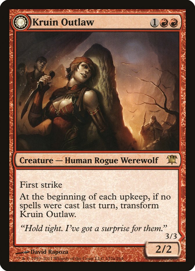 Kruin Outlaw // Terror of Kruin Pass [Innistrad] | The Clever Kobold