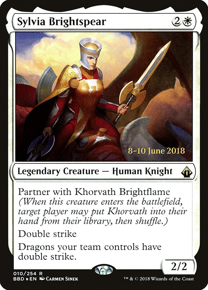 Sylvia Brightspear [Battlebond Prerelease Promos] | The Clever Kobold