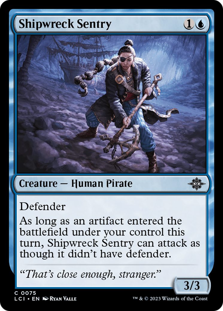 Shipwreck Sentry [The Lost Caverns of Ixalan] | The Clever Kobold