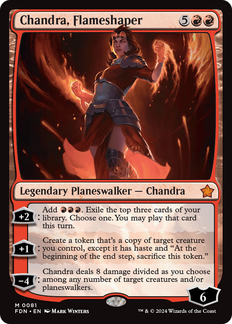 Chandra, Flameshaper [Foundations] | The Clever Kobold