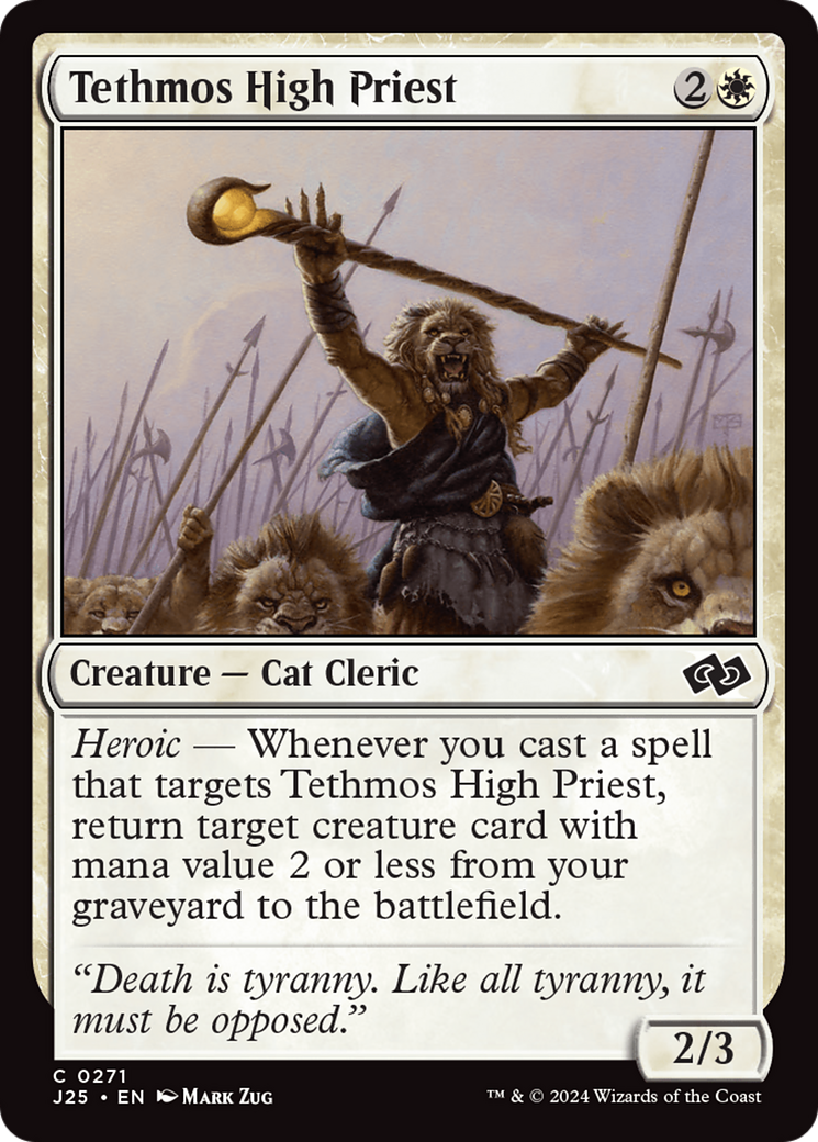 Tethmos High Priest [Foundations Jumpstart] | The Clever Kobold