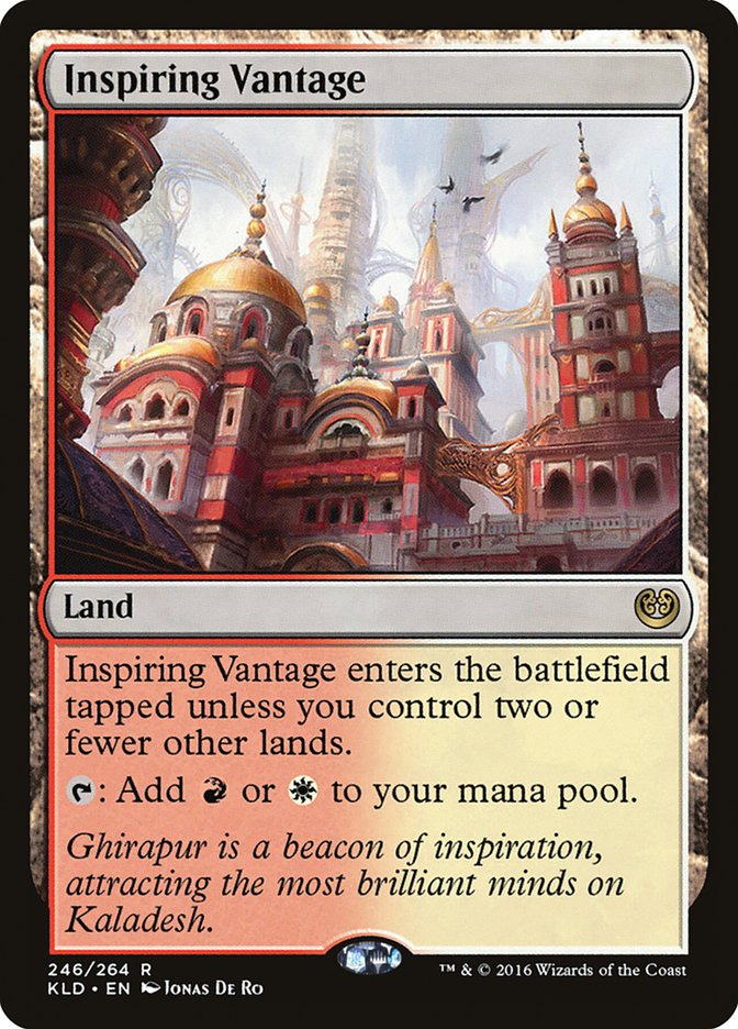 Inspiring Vantage [Kaladesh] | The Clever Kobold