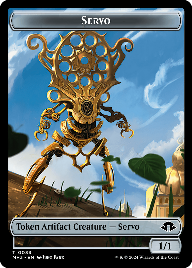 Energy Reserve (Ripple Foil) // Servo Double-Sided Token [Modern Horizons 3 Tokens] | The Clever Kobold