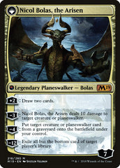 Nicol Bolas, the Ravager // Nicol Bolas, the Arisen [Core Set 2019 Prerelease Promos] | The Clever Kobold