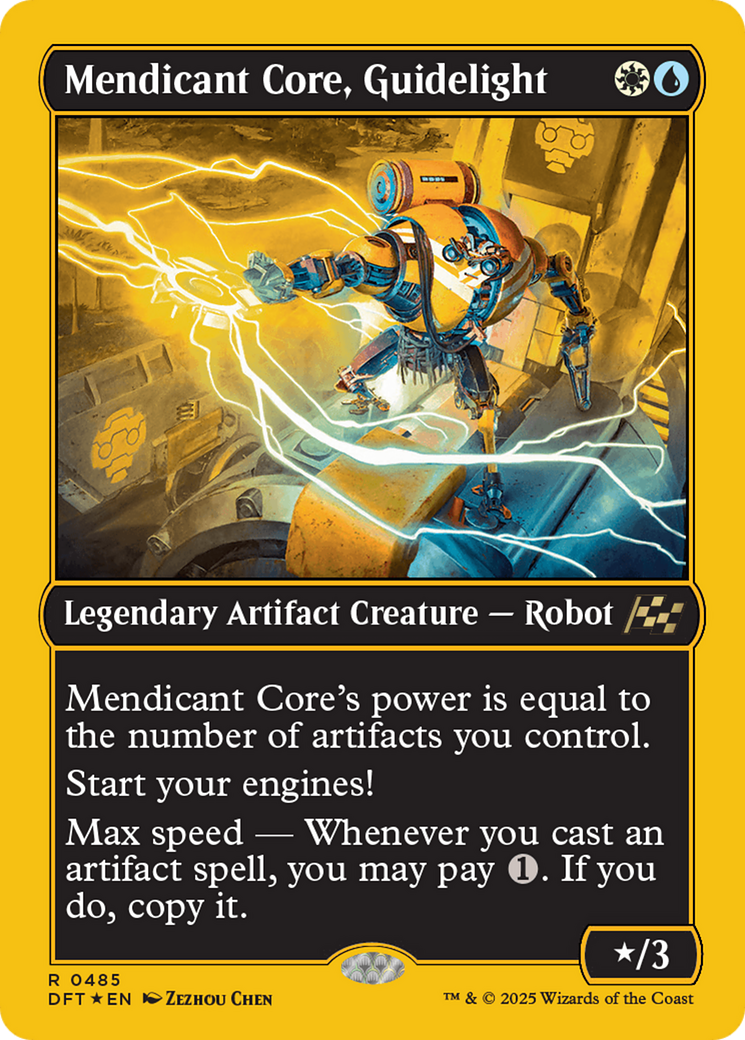 Mendicant Core, Guidelight (First-Place Foil) [Aetherdrift] | The Clever Kobold