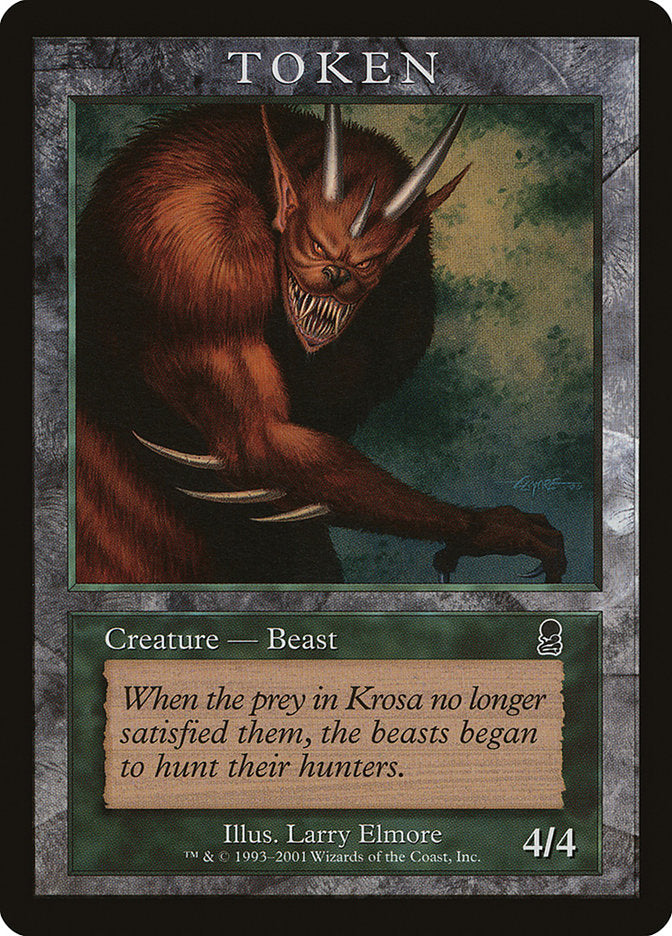 Beast Token [Magic Player Rewards 2001] | The Clever Kobold