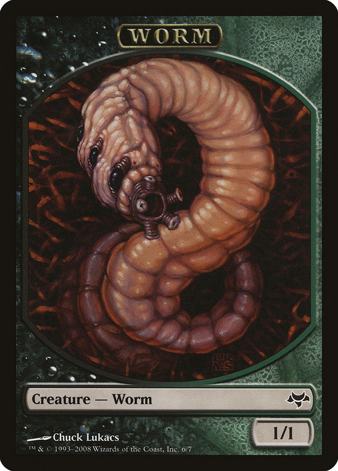 Worm Token [Eventide Tokens] | The Clever Kobold