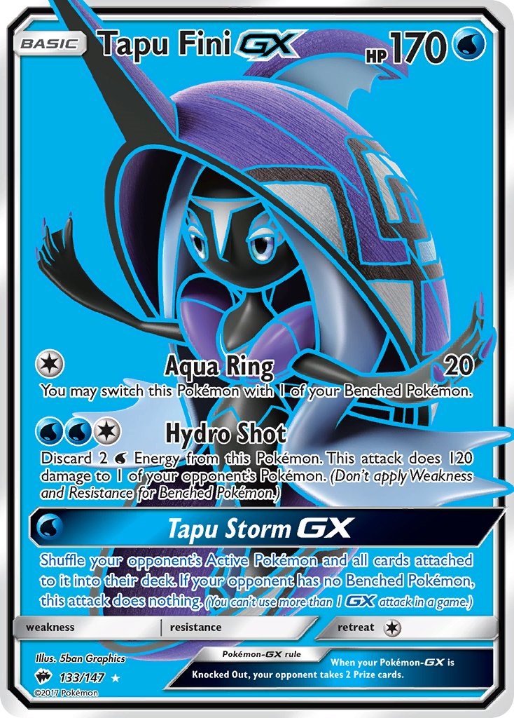 Tapu Fini GX (Full Art) [SM03 - 133/147]