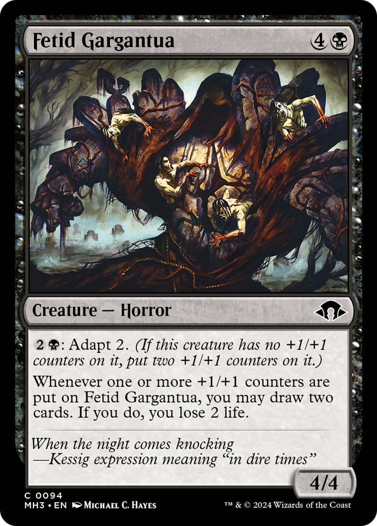 Fetid Gargantua [Modern Horizons 3] | The Clever Kobold