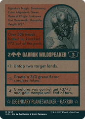 Garruk Wildspeaker [Secret Lair Drop Series] | The Clever Kobold