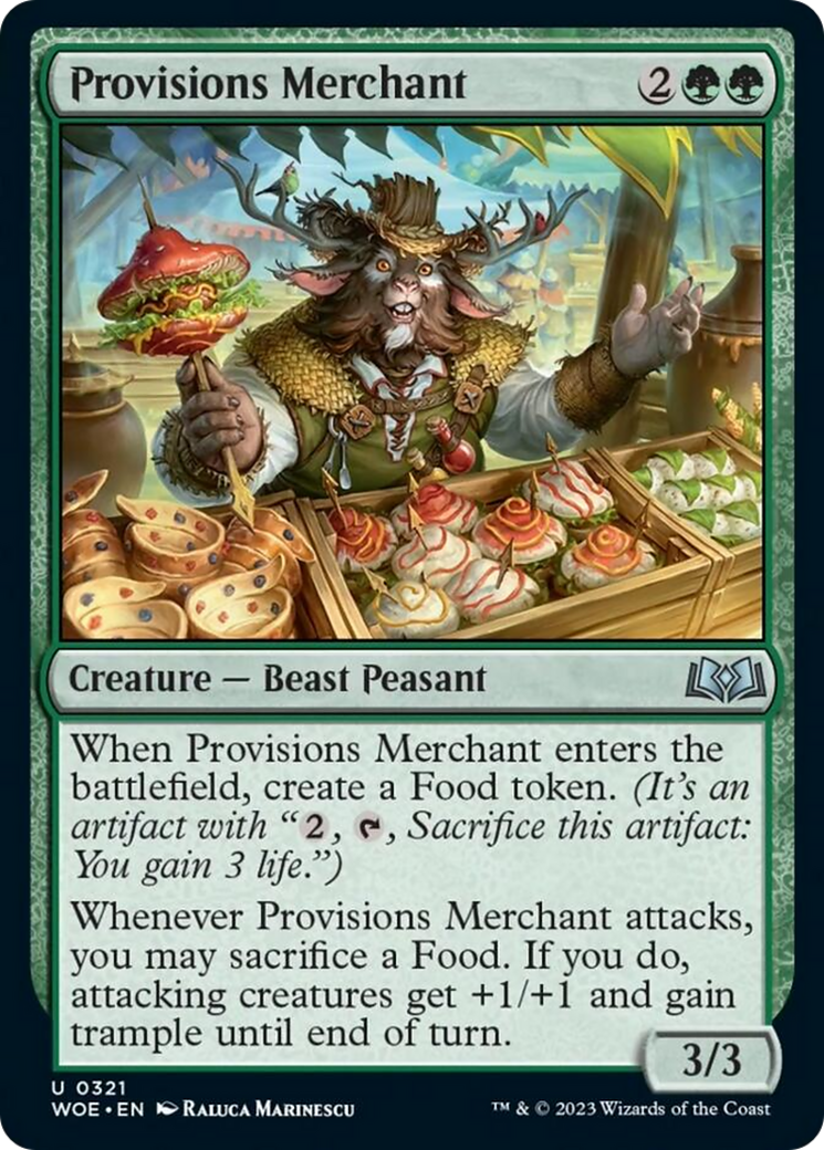 Provisions Merchant [Wilds of Eldraine] | The Clever Kobold