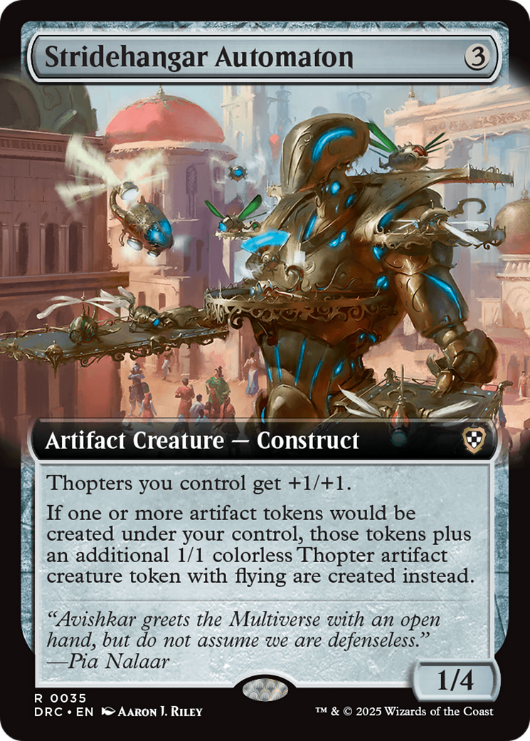 Stridehangar Automaton (Extended Art) [Aetherdrift Commander] | The Clever Kobold