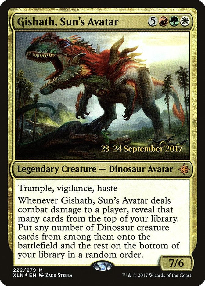 Gishath, Sun's Avatar (XLN) [PRE - 222]