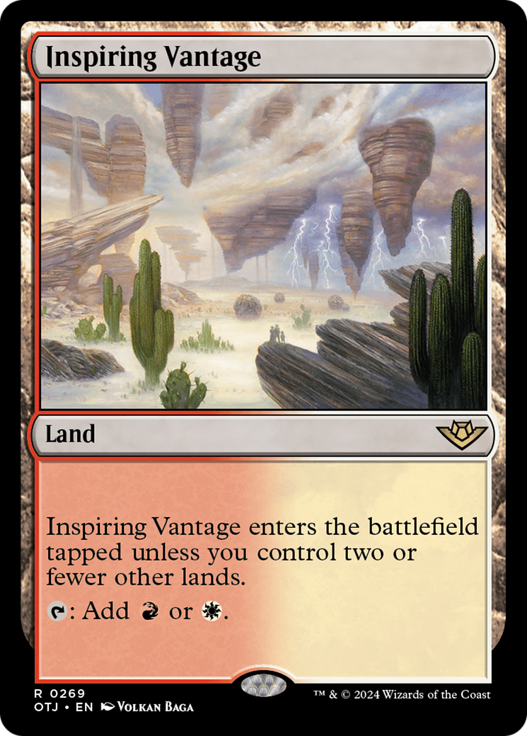 Inspiring Vantage [Outlaws of Thunder Junction] | The Clever Kobold