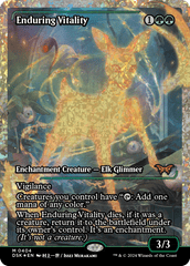 Enduring Vitality (Japan Showcase Fracture Foil) [Duskmourn: House of Horror] | The Clever Kobold