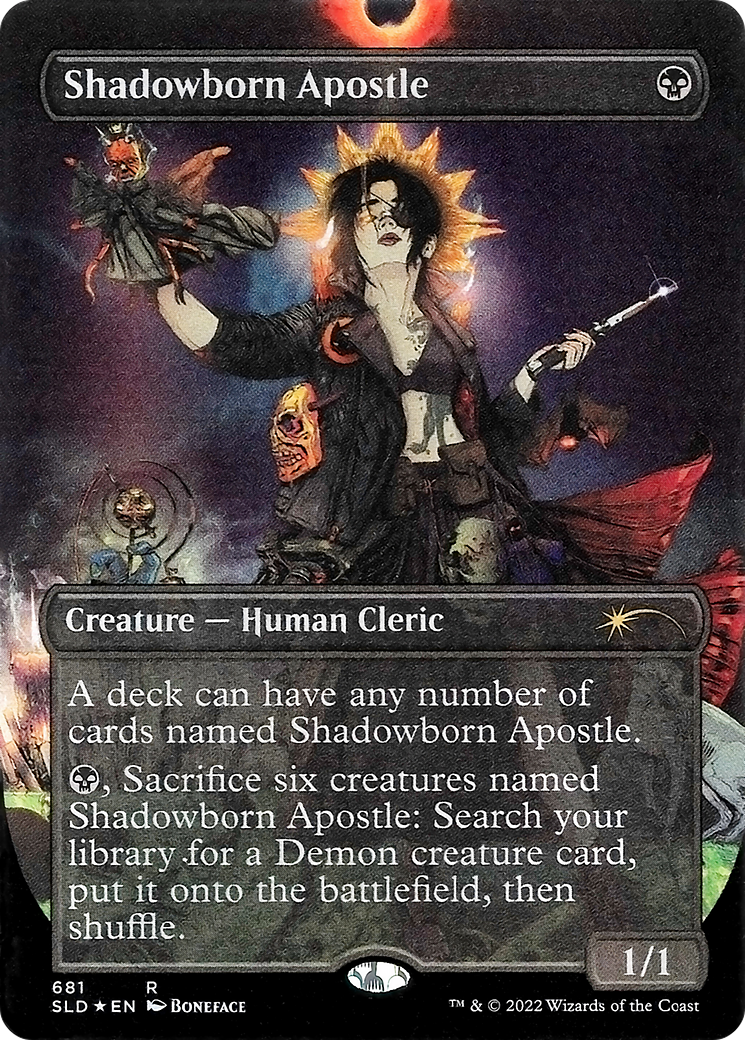 Shadowborn Apostle (681) (Borderless) [Secret Lair Drop Promos] | The Clever Kobold